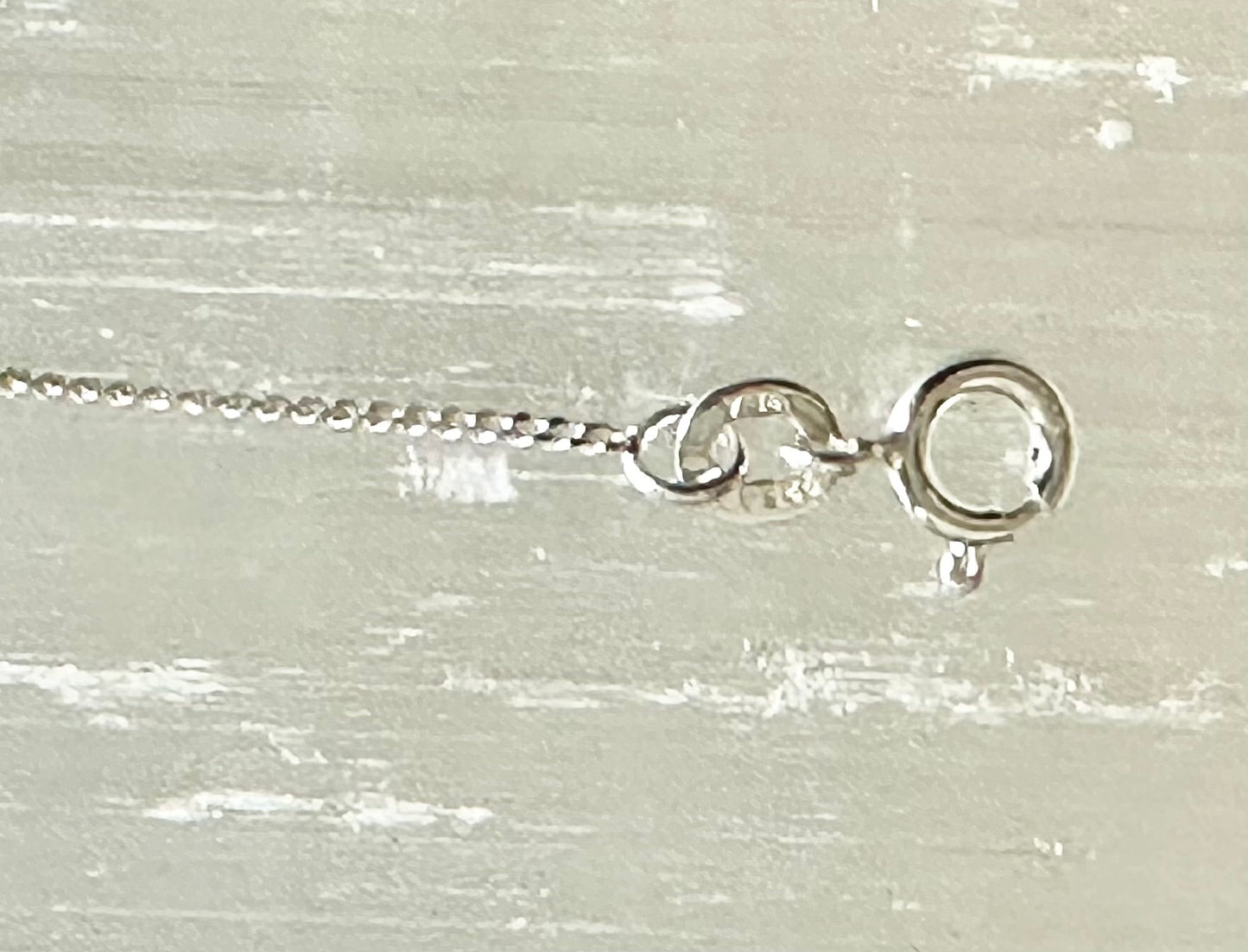 Sterling Silver Amethyst Anklet with adjustable extender heart detail