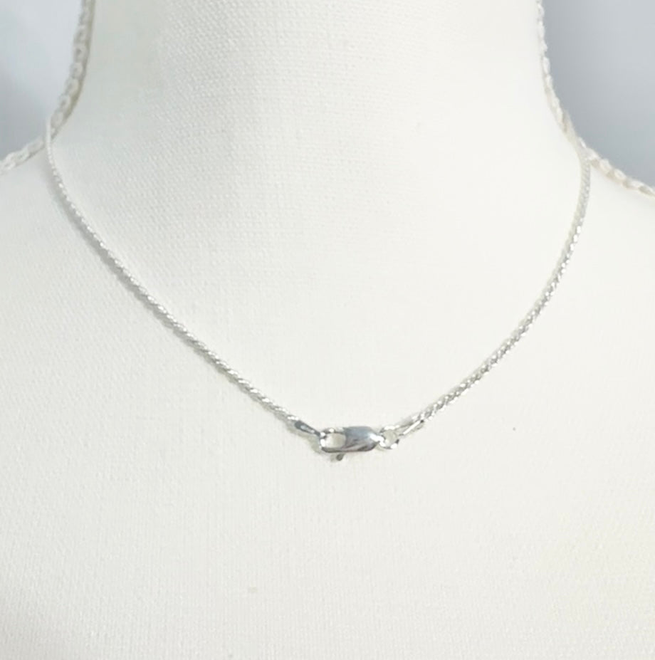 .925 Sterling Silver Rope Chain Necklace